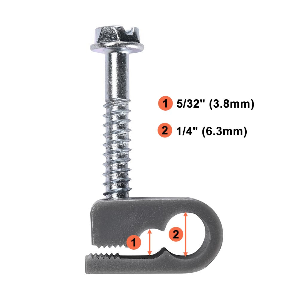 For Starlink Cable Routing Kit Screws+ Clamps for Starlink Series Wire Clip 20 Packs - xlinkcore