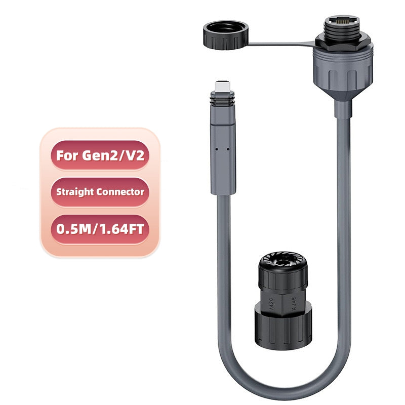 For Starlink Cable SPX to RJ45 Adapters, Starlink Ethernet Adapter for Star Link Gen 2 Dishy & Router with Waterproof Kits (Pair) - xlinkcore