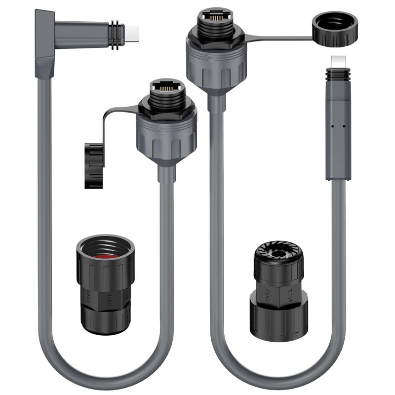 For Starlink Cable SPX to RJ45 Adapters, Starlink Ethernet Adapter for Star Link Gen 2 Dishy & Router with Waterproof Kits (Pair) - xlinkcore [sort:name]