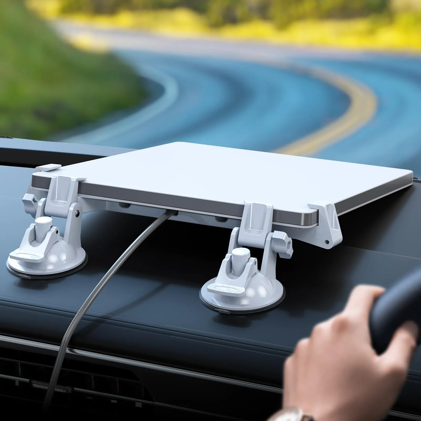 For Starlink Mini Car Mount for Dashboard, Starlink Mini Suction Cup Mount for Dashboard & Windshield, Secure Mountin... - xlinkcore
