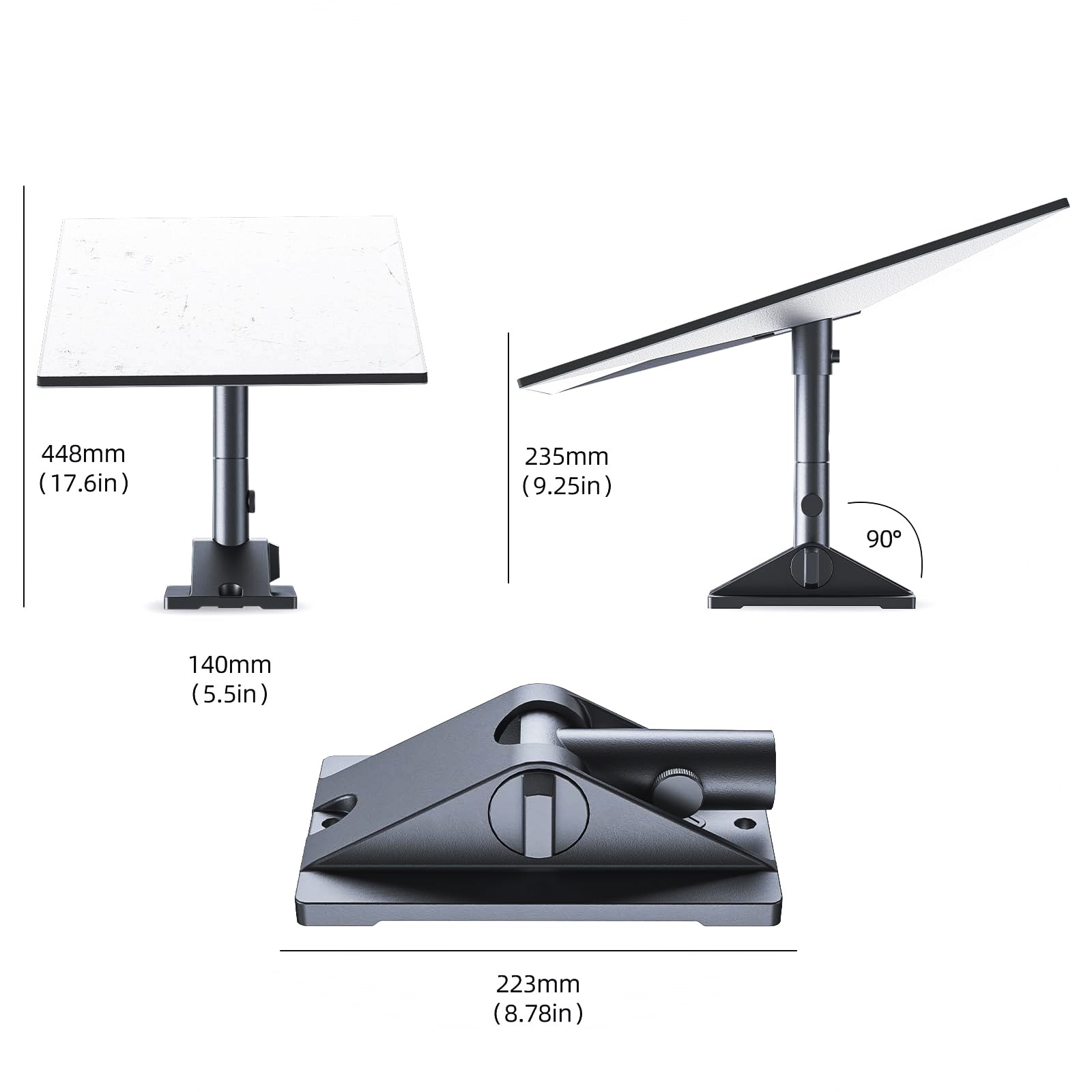 Starlink Gen 3 Mount, Starlink Pivot Mount with Pipe Adapter and Mast, Swiveling Mechanism Design, Standard Gen 3 Mount for Slanted, shingled Roofs, Easy to Install and Adjust. - xlinkcore [sort:name]