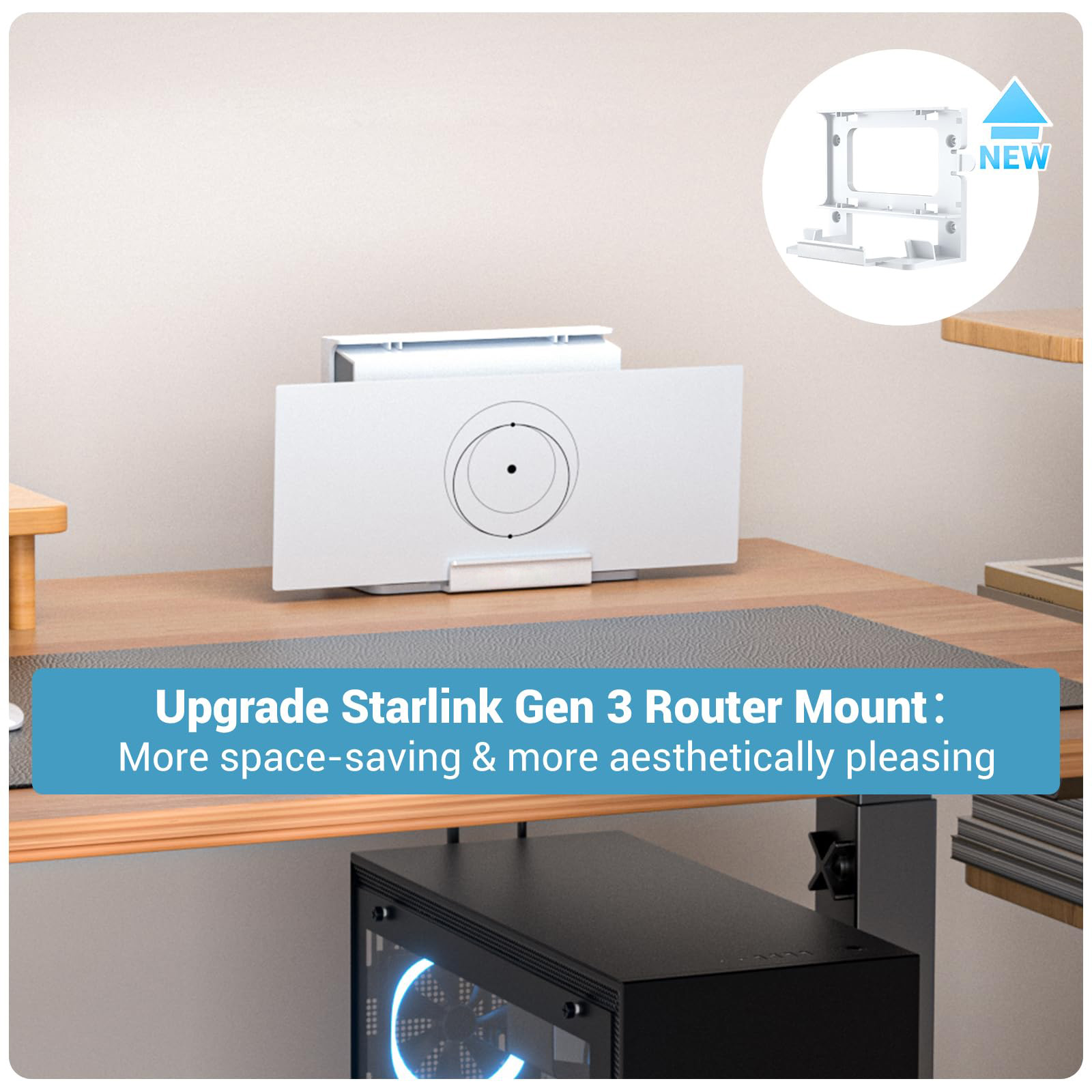 For Starlink Gen 3 Router & Power Supply Mounting Kit - xlinkcore