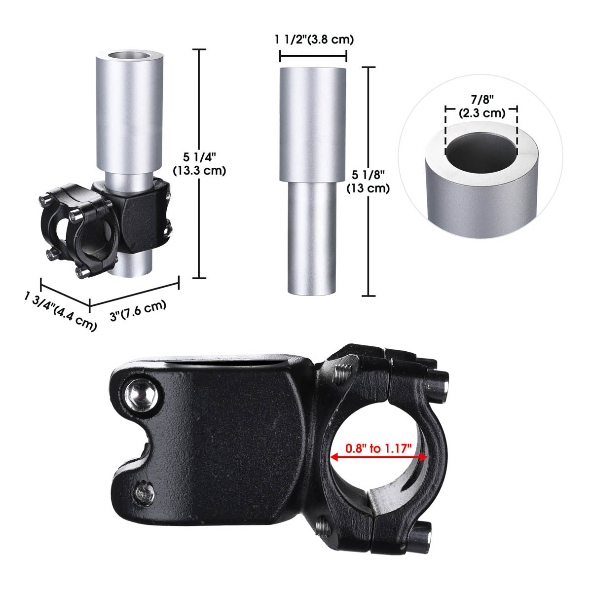 For Starlink Mount for Mini Dish to Poles, RV Ladders, Railings, Racks - xlinkcore