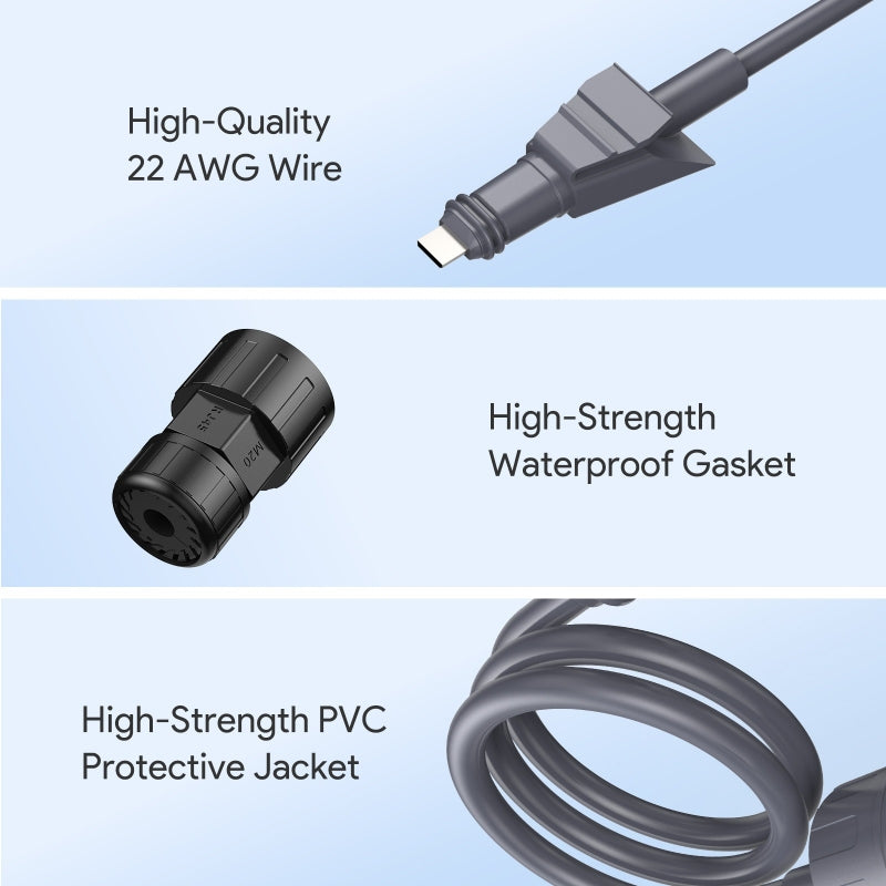 For Starlink Flat High Performance Extension to RJ45 Cable, Ethernet Adapter for Starlink Flat High Performance 22AWG, Waterproof SPX RJ45 Coupler with End Caps (2 Pack) - xlinkcore