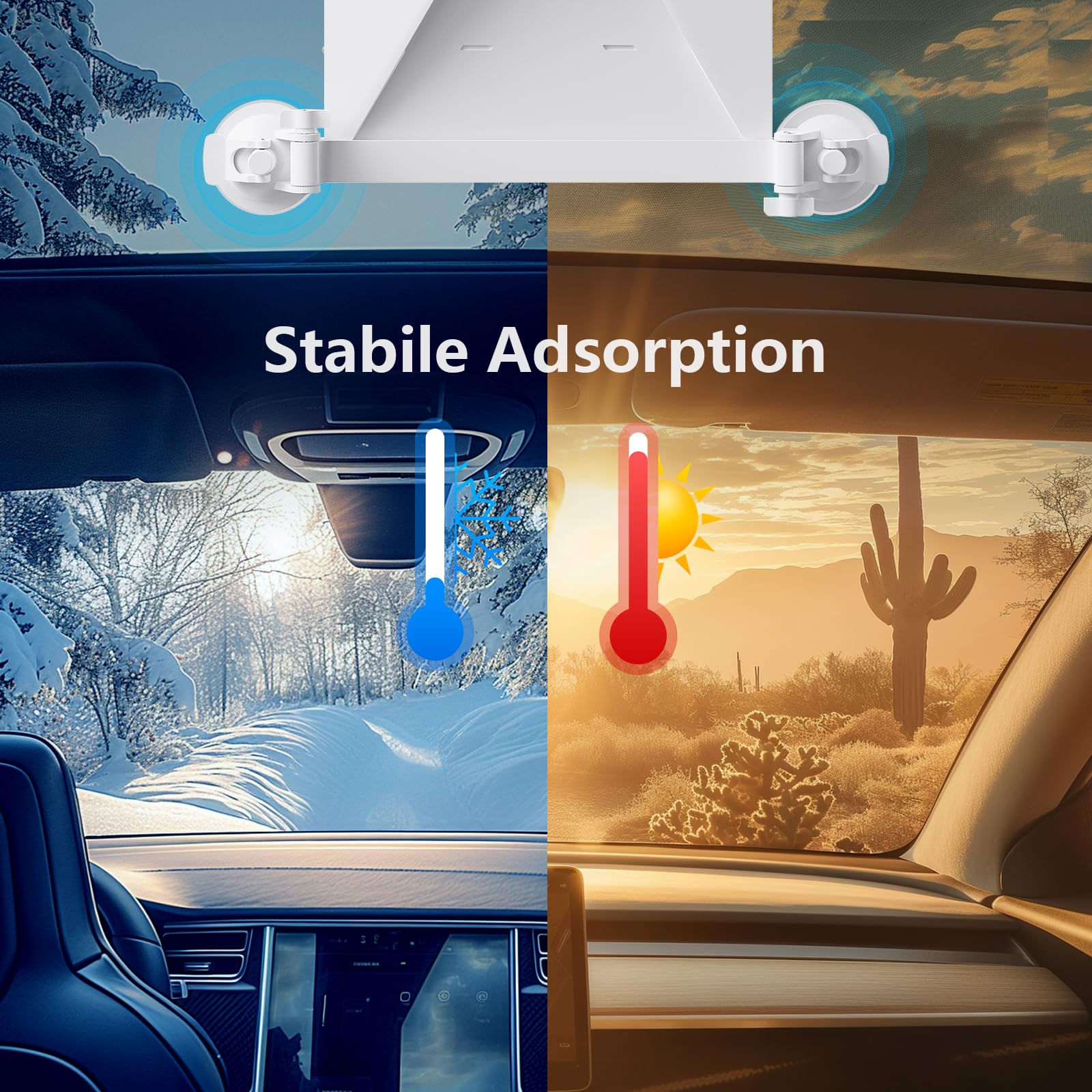 For Starlink Mini Mount, Car Roof Mount with 4 Strong Suction Cups, Adjustable and Durable Mounting Bracket for Starlink Mini - Ensure Stable Satellite Signal for RV, Roof, Wall, Boat, and Outdoor Use - xlinkcore