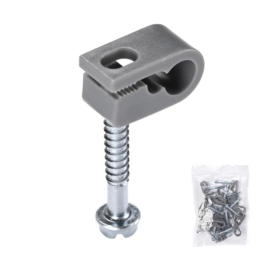 For Starlink Cable Routing Kit Screws+ Clamps for Starlink Series Wire Clip 20 Packs - xlinkcore