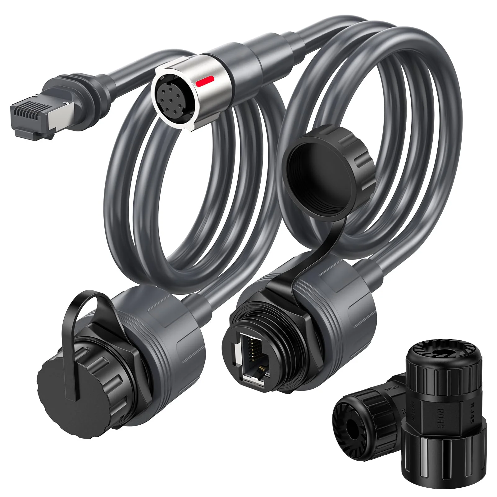 For Starlink Performance Adapter Gen 3, For Starlink Performance Gen 3 Cable Extension to RJ45 Coupler Waterproof Com... - xlinkcore