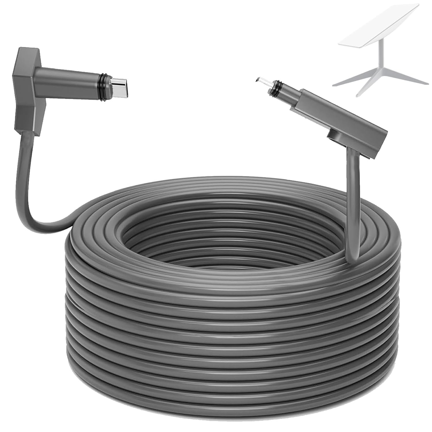For Starlink Cable Gen 2 30FT 75FT 100FT 150FT, CMX CMR Rated 24AWG Starlink Replacement Cable 1200Mbps, Starlink Extension Ethernet Cable - xlinkcore