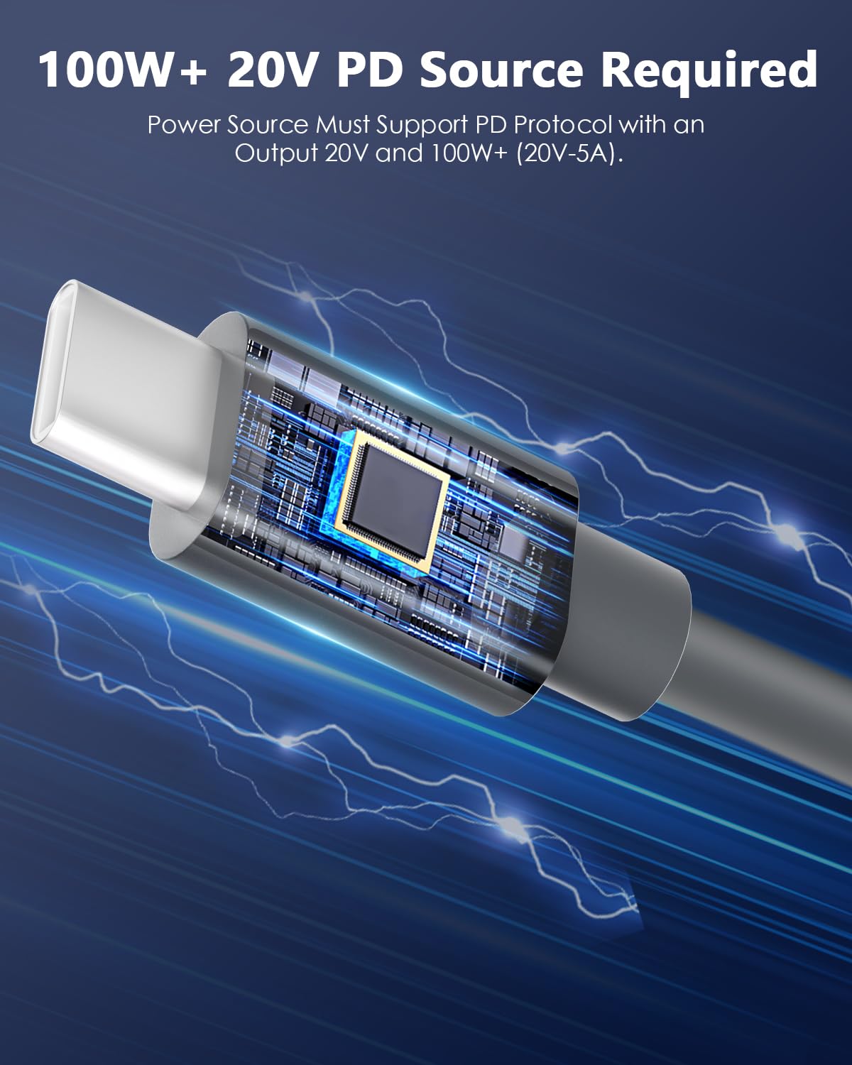 For Starlink Mini USB C to DC Power Cable 16.4 FT/5 M Starlink Mini Cable 100W USB Type-C Input to DC Barrel Jack Charging Cord Waterproof Work with 100W+ PD Source 18AWG - xlinkcore