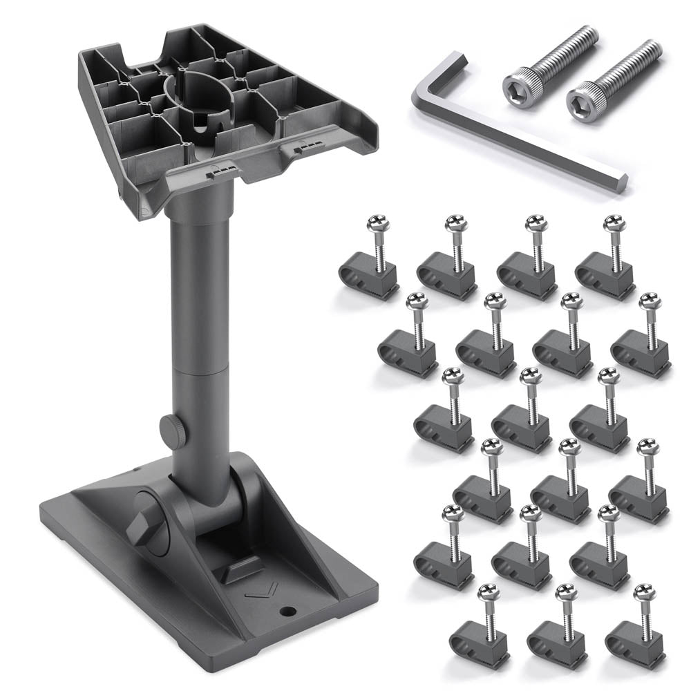 For Starlink Gen 3 Mount, Starlink Pivot Mount with Pipe Adapter and Mast, Swiveling Mechanism Design, Standard Gen 3 Mount for Slanted, shingled Roofs, Easy to Install and Adjust. - xlinkcore