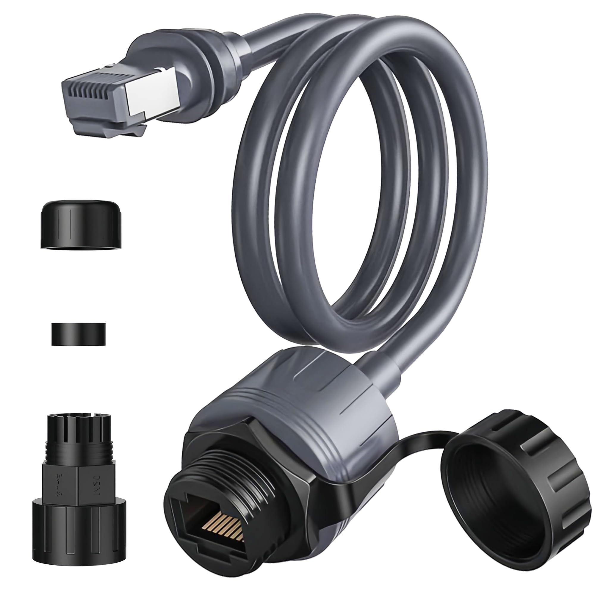 (23AWG) For Starlink Performance (Gen 3) Adapter, 2000Mbps 23AWG Cable, IP68 Waterproof Protection SPX to RJ45 Couple ( 1pack) - xlinkcore [sort:name]