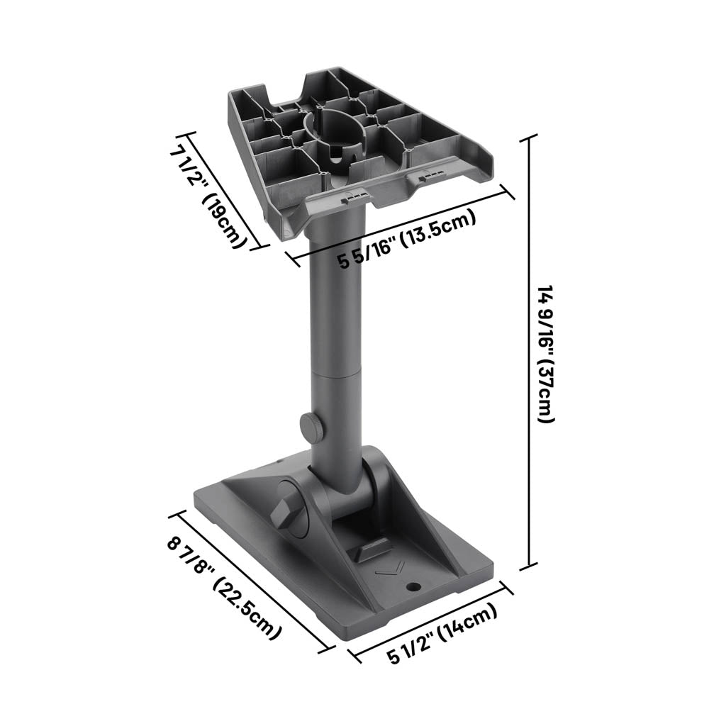 For Starlink Gen 3 Mount, Starlink Pivot Mount with Pipe Adapter and Mast, Swiveling Mechanism Design, Standard Gen 3 Mount for Slanted, shingled Roofs, Easy to Install and Adjust. - xlinkcore