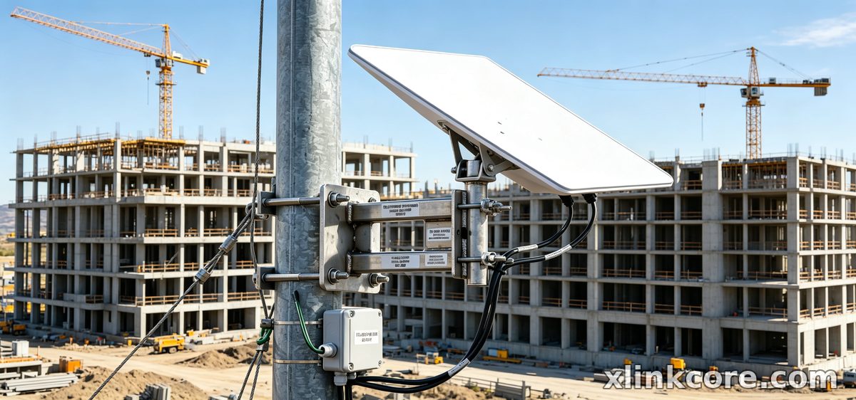 Starlink Tower Mounts for Industrial Job Sites