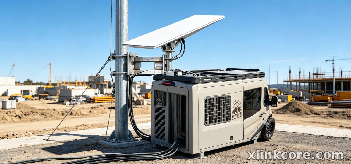 Rugged Starlink Kits for Construction and Mining Sites
