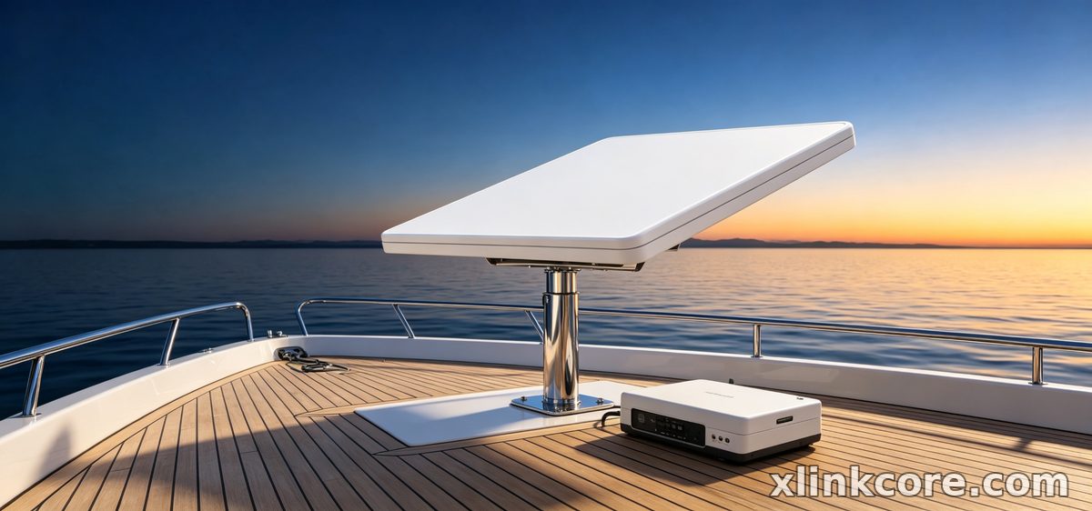 Starlink on a Boat: Stainless Mounts and Marine Cables