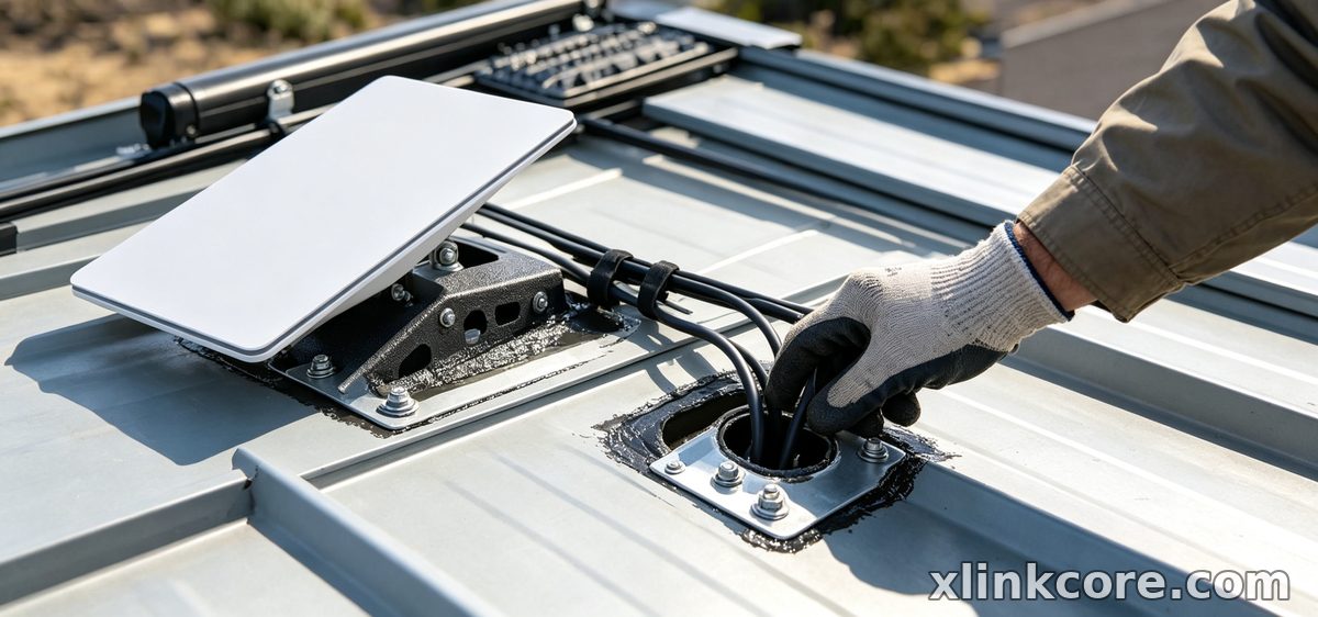 Starlink Install: Cable Routing, Seals, Grounding
