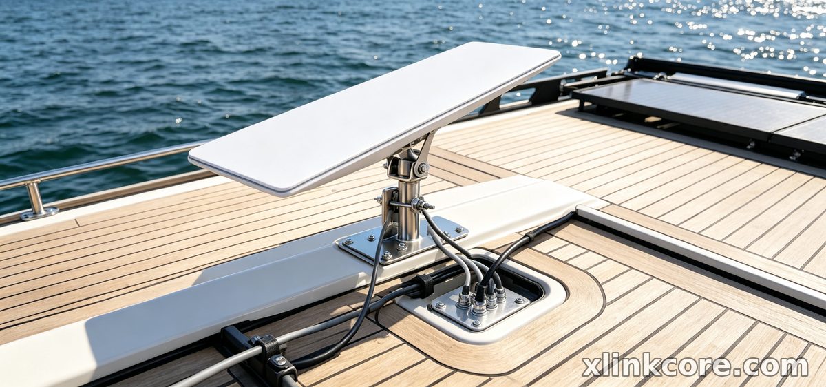 Corrosion-Proof Starlink Mounts for Boat Decks and Rails